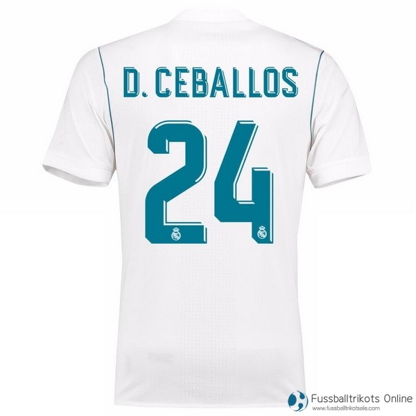 Real Madrid Trikot Heim D.Ceballos 2017-18 Fussballtrikots Günstig